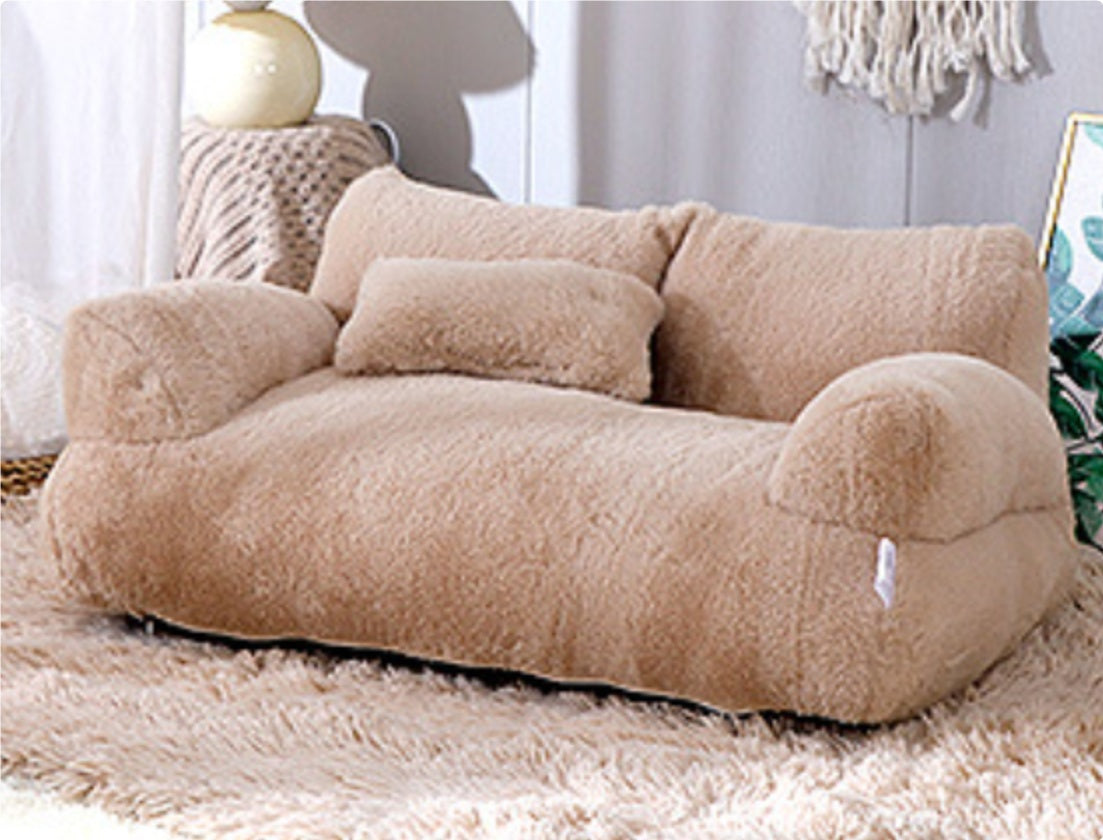 Luxury plush mini sofa cat bed for Sphynx cats and kittens - photo 3