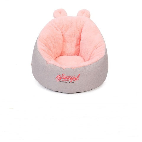 Self-warming cozy cave pet bed for small dogs and cats - photo 6