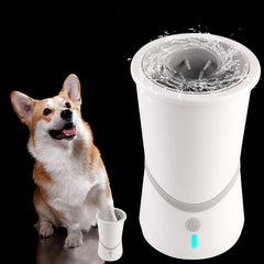Automatic Dog Paw Cleaner & Massager – USB Rechargeable Portable Pet Paw Washer for Dogs & Cats