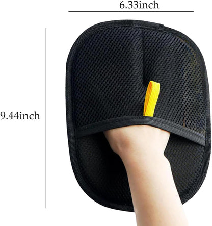 Electrostatic pet hair remover glove reversible mitt - photo 9