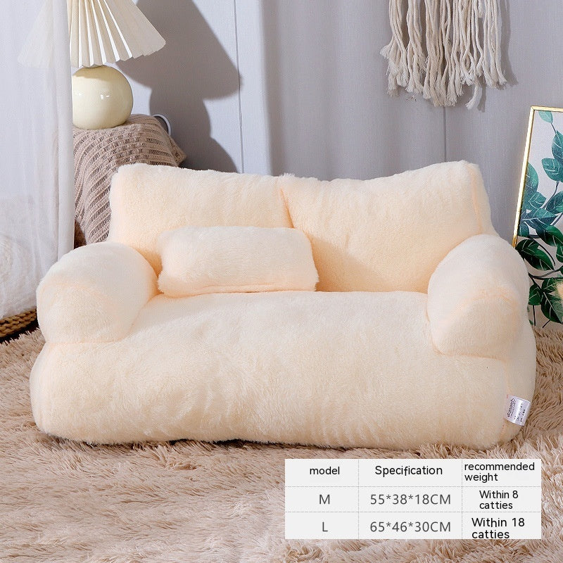 Luxury plush mini sofa cat bed for Sphynx cats and kittens - photo 6