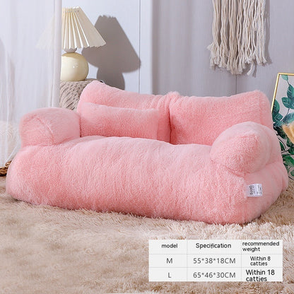 Luxury plush mini sofa cat bed for Sphynx cats and kittens - photo 12
