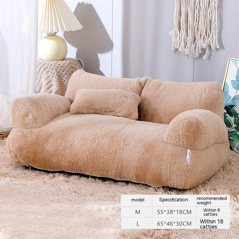 Luxury plush mini sofa cat bed for Sphynx cats and kittens - photo 9