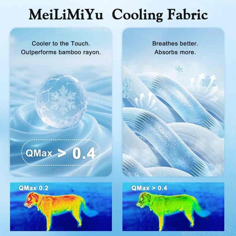 Ice Silk Cooling Pet Mat – Summer Cool Bed for Dogs & Cats (All Sizes) | Breathable & Washable Pet Blanket