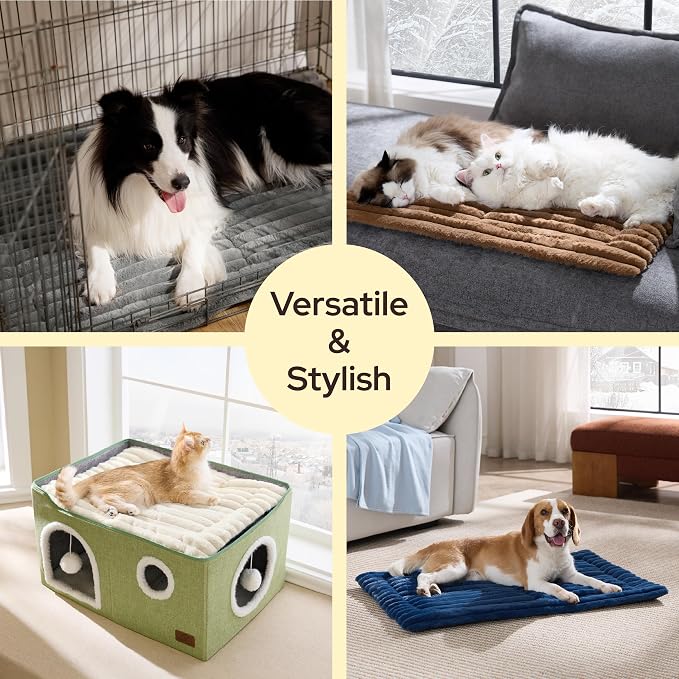 ThermalNest™ Cozy Self-Warming Corduroy Pet Mat