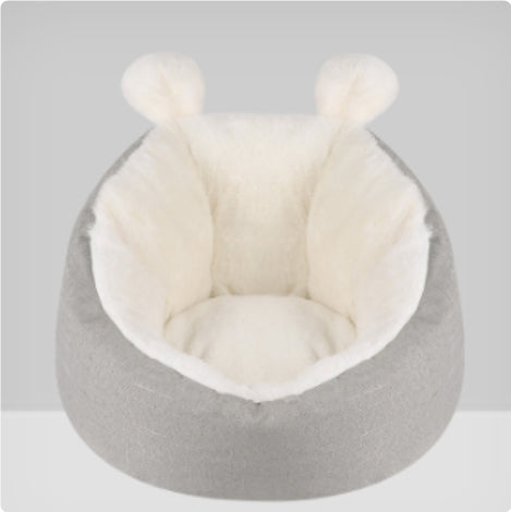 Self-warming cozy cave pet bed for small dogs and cats - photo 10