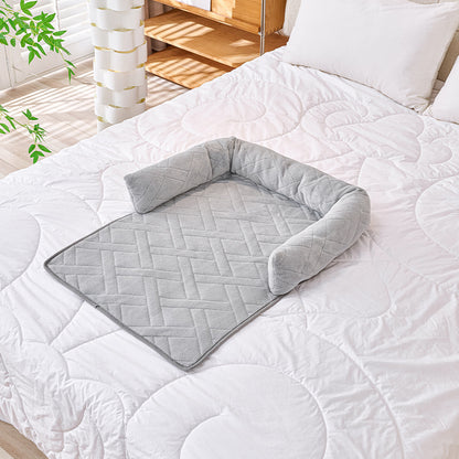 Curved sofa protector dog bed cushion for small and medium pets - photo 5