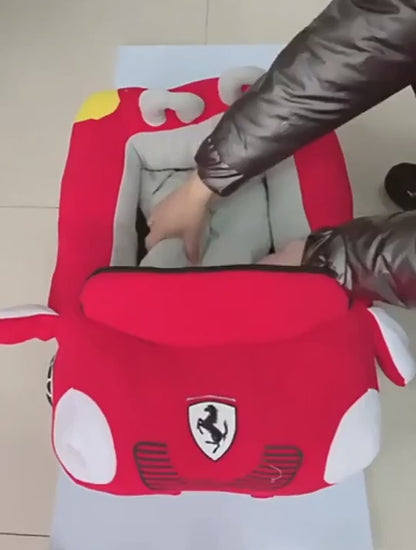 Sporty Sports Car Plush Pet Bed